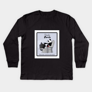 The lonely Panda Kids Long Sleeve T-Shirt